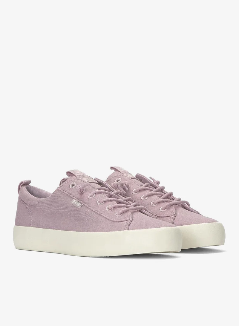 Keds Keepsake Lilac Keds Women's Kickback Canvas Slip On Casual Sneaker Purple for Women | Best Price UAE